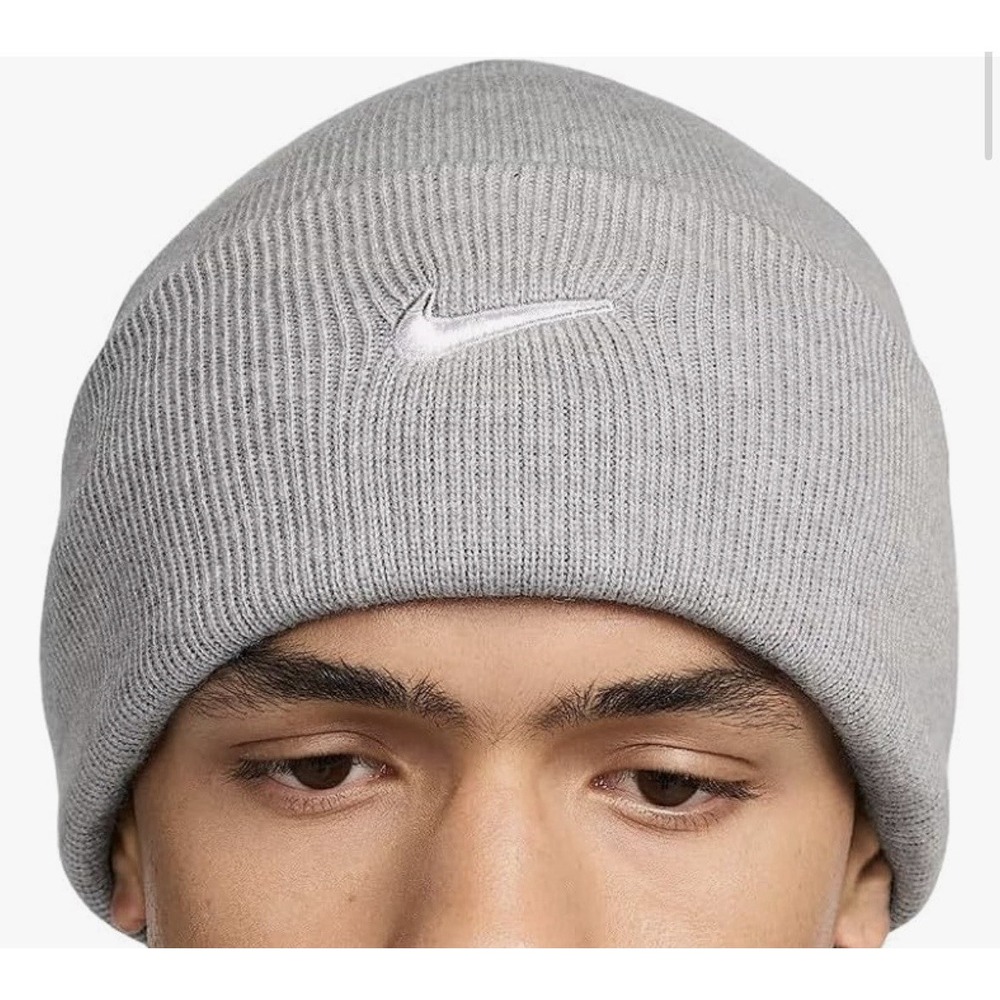 Nike Golf Men's Peak Swoosh Beanie/Toboggan ONE SIZE COLOR: Gray HF0187-010